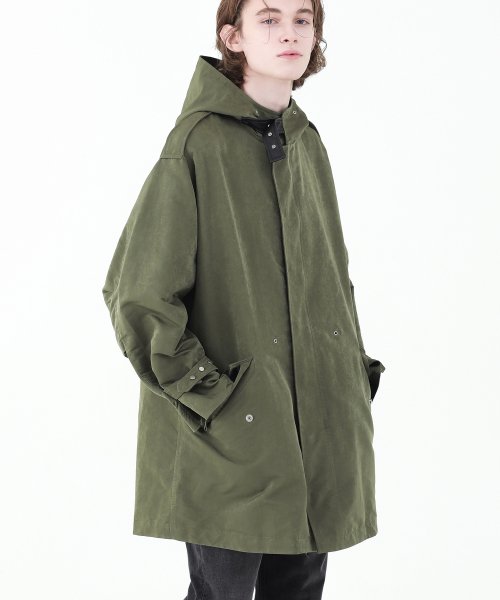 Hoodied Fishtail Parka