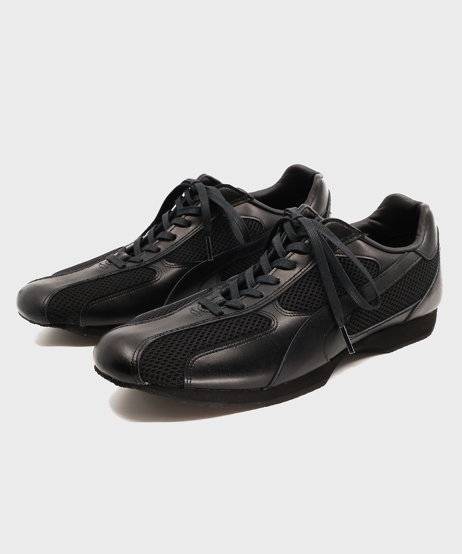 [Lab Series] Spider Leather Sneakers Black