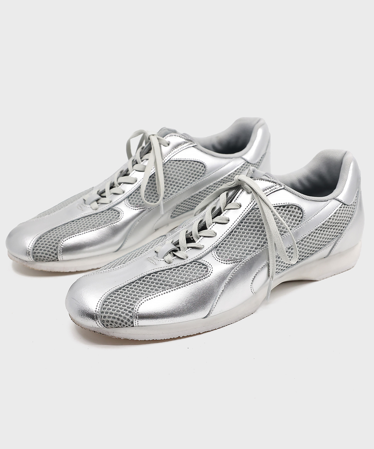 [Lab Series] Spider Leather Sneakers Silver